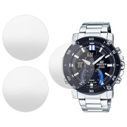 SILKASE Set 3 Folii Silicon Regenerabil Full-display Casio ECB-20DB-1A (36mm), Mat
