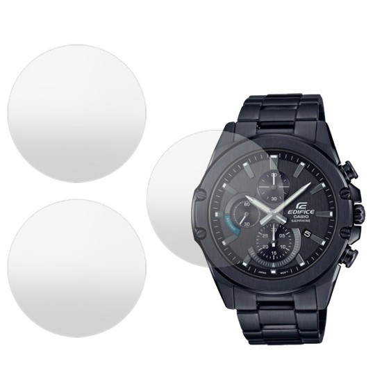Set 3 folii mate SILKASE Casio EFR-S567DC-1A, silicon, regenerabil, Full-display (SILKASE, Folie silicon smartwatch mate) by www.silkase.ro SILKASE Set 3 Folii Silicon Regenerabil Full-display Casio EFR-S567DC-1A (39mm), Mat (Folie silicon smartwatch mate, W0343) by www.silkase.ro