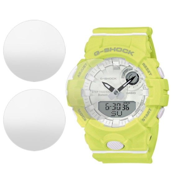 SILKASE Set 3 Folii Silicon Regenerabil Full-display Casio GMA-B800-9A (32mm), Mat (Folie silicon smartwatch mate, W0350) by www.silkase.ro