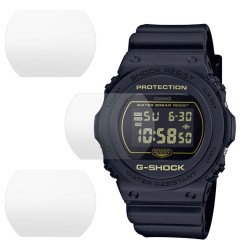 SILKASE Set 3 Folii Silicon Regenerabil Full-display Casio DW-5700BBM-1 (30mm), Mat