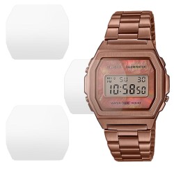 SILKASE Set 3 Folii Silicon Regenerabil Full-display Casio A1000RG-5 (30mm), Mat