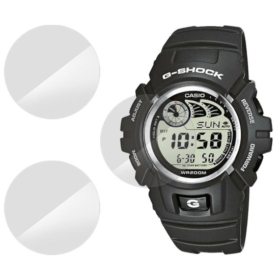 Set 3 folii SILKASE Casio G-2900F-8V, silicon, regenerabil, Full-display (SILKASE, Folie Silicon Smartwatch) by www.silkase.ro SILKASE Set 3 Folii Silicon Regenerabil Full-display Casio G-2900F-8V, Lucios (Folie Silicon Smartwatch, W0167) by www.silkase.ro