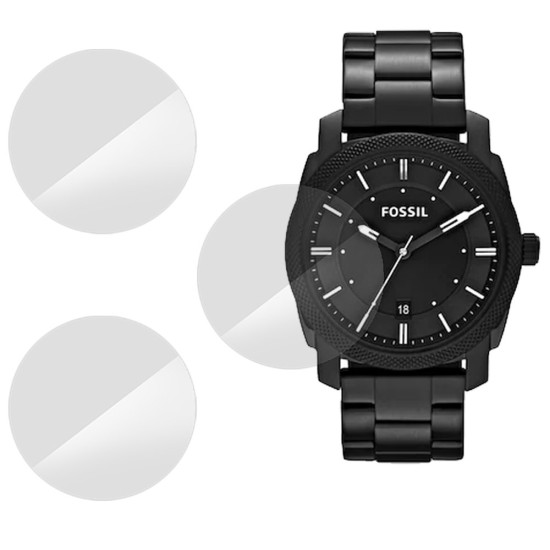 Set 3 folii SILKASE Fossil FS4775, silicon, regenerabil, Full-display (SILKASE, Folie Silicon Smartwatch) by www.silkase.ro SILKASE Set 3 Folii Silicon Regenerabil Full-display Fossil FS4775 (39mm), Lucios (Folie Silicon Smartwatch, W0434) by www.silkase.ro