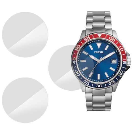 SILKASE Set 3 Folii Silicon Regenerabil Full-display Fossil BQ2505 (39mm), Lucios (Folie Silicon Smartwatch, W0440) by www.silkase.ro