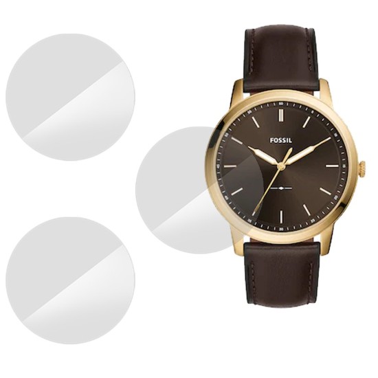SILKASE Set 3 Folii Silicon Regenerabil Full-display Fossil FS5756 (36mm), Lucios (Folie Silicon Smartwatch, W0443) by www.silkase.ro