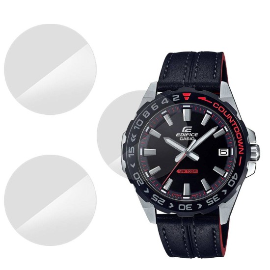 Set 3 folii SILKASE Casio EFV-120BL-1A, silicon, regenerabil, Full-display (SILKASE, Folie Silicon Smartwatch) by www.silkase.ro SILKASE Set 3 Folii Silicon Regenerabil Full-display Casio EFV-120BL-1A, Lucios (Folie Silicon Smartwatch, W0169) by www.silkase.ro