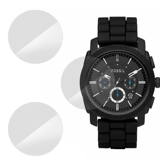 Set 3 folii SILKASE Fossil FS4487, silicon, regenerabil, Full-display (SILKASE, Folie Silicon Smartwatch) by www.silkase.ro SILKASE Set 3 Folii Silicon Regenerabil Full-display Fossil FS4487 (39mm), Lucios (Folie Silicon Smartwatch, W0462) by www.silkase.ro