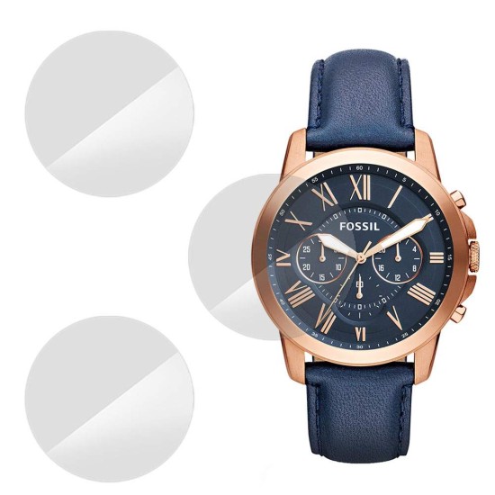 Set 3 folii SILKASE Fossil FS4835, silicon, regenerabil, Full-display (SILKASE, Folie Silicon Smartwatch) by www.silkase.ro SILKASE Set 3 Folii Silicon Regenerabil Full-display Fossil FS4835 (39mm), Lucios (Folie Silicon Smartwatch, W0470) by www.silkase.ro