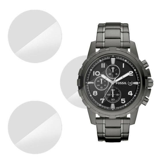 Set 3 folii SILKASE Fossil FS4721, silicon, regenerabil, Full-display (SILKASE, Folie Silicon Smartwatch) by www.silkase.ro SILKASE Set 3 Folii Silicon Regenerabil Full-display Fossil FS4721 (39mm), Lucios (Folie Silicon Smartwatch, W0471) by www.silkase.ro