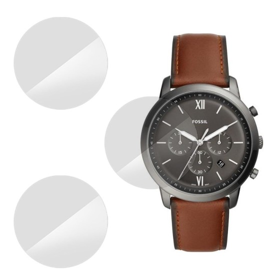 Set 3 folii SILKASE Fossil FS5512, silicon, regenerabil, Full-display (SILKASE, Folie Silicon Smartwatch) by www.silkase.ro SILKASE Set 3 Folii Silicon Regenerabil Full-display Fossil FS5512 (39mm), Lucios (Folie Silicon Smartwatch, W0472) by www.silkase.ro
