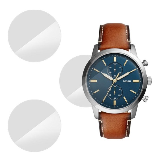 Set 3 folii SILKASE Fossil FS5279, silicon, regenerabil, Full-display (SILKASE, Folie Silicon Smartwatch) by www.silkase.ro SILKASE Set 3 Folii Silicon Regenerabil Full-display Fossil FS5279 (39mm), Lucios (Folie Silicon Smartwatch, W0476) by www.silkase.ro