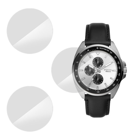 Set 3 folii SILKASE Fossil BQ2556, silicon, regenerabil, Full-display (SILKASE, Folie Silicon Smartwatch) by www.silkase.ro SILKASE Set 3 Folii Silicon Regenerabil Full-display Fossil BQ2556 (39mm), Lucios (Folie Silicon Smartwatch, W0481) by www.silkase.ro
