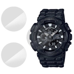 SILKASE Set 3 Folii Silicon Regenerabil Full-display Casio GA-110BT-1A, Lucios