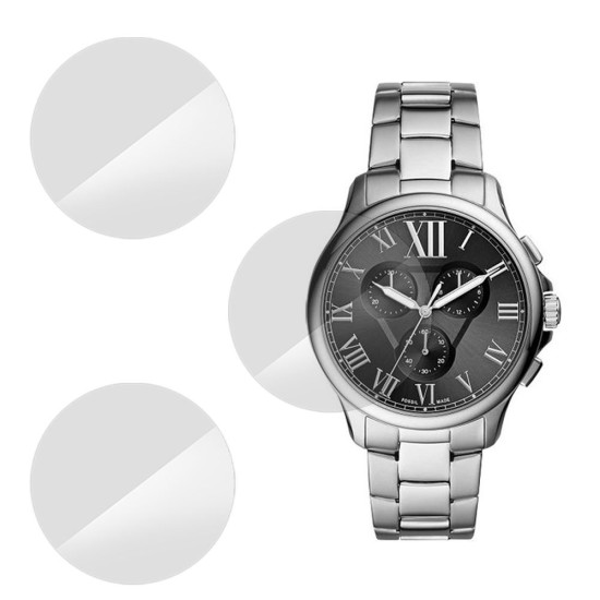 Set 3 folii SILKASE Fossil FS5637, silicon, regenerabil, Full-display (SILKASE, Folie Silicon Smartwatch) by www.silkase.ro SILKASE Set 3 Folii Silicon Regenerabil Full-display Fossil FS5637 (39mm), Lucios (Folie Silicon Smartwatch, W0495) by www.silkase.ro