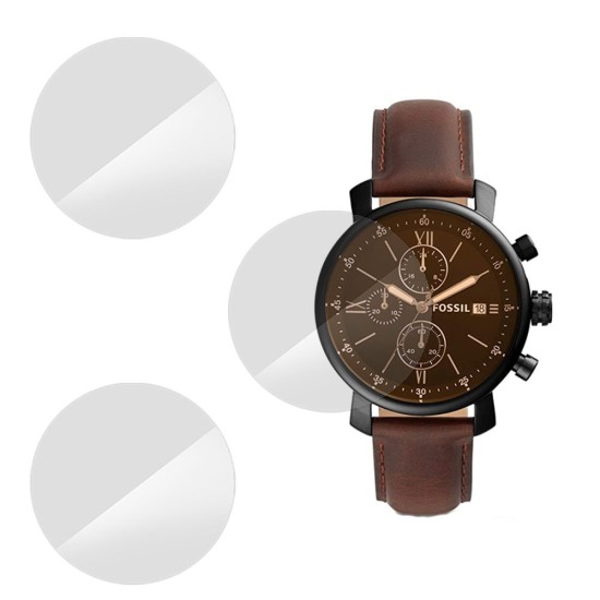 Set 3 folii SILKASE Fossil BQ2459, silicon, regenerabil, Full-display (SILKASE, Folie Silicon Smartwatch) by www.silkase.ro SILKASE Set 3 Folii Silicon Regenerabil Full-display Fossil BQ2459 (39mm), Lucios (Folie Silicon Smartwatch, W0507) by www.silkase.ro