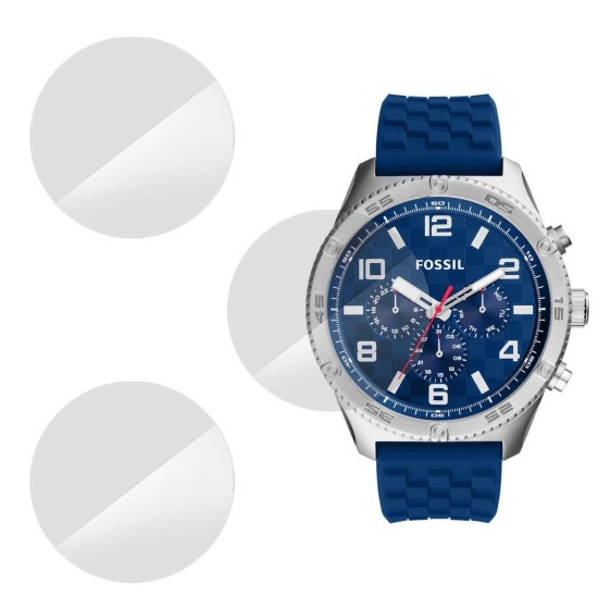 Set 3 folii SILKASE Fossil BQ2558, silicon, regenerabil, Full-display (SILKASE, Folie Silicon Smartwatch) by www.silkase.ro SILKASE Set 3 Folii Silicon Regenerabil Full-display Fossil BQ2558 (39mm), Lucios (Folie Silicon Smartwatch, W0510) by www.silkase.ro