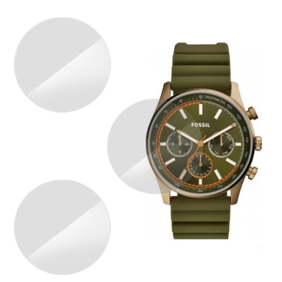 Set 3 folii SILKASE Fossil BQ2446, silicon, regenerabil, Full-display (SILKASE, Folie Silicon Smartwatch) by www.silkase.ro SILKASE Set 3 Folii Silicon Regenerabil Full-display Fossil BQ2446 (39mm), Lucios (Folie Silicon Smartwatch, W0513) by www.silkase.ro