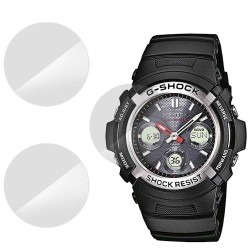 SILKASE Set 3 Folii Silicon Regenerabil Full-display Casio AWG-M100-1A, Lucios