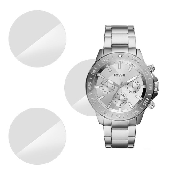 SILKASE Set 3 Folii Silicon Regenerabil Full-display Fossil BQ2490 (39mm), Lucios (Folie Silicon Smartwatch, W0536) by www.silkase.ro