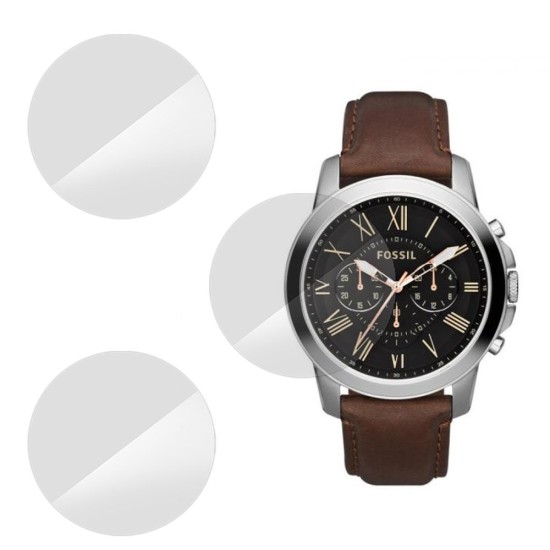 Set 3 folii SILKASE Fossil FS4813, silicon, regenerabil, Full-display (SILKASE, Folie Silicon Smartwatch) by www.silkase.ro SILKASE Set 3 Folii Silicon Regenerabil Full-display Fossil FS4813 (39mm), Lucios (Folie Silicon Smartwatch, W0546) by www.silkase.ro