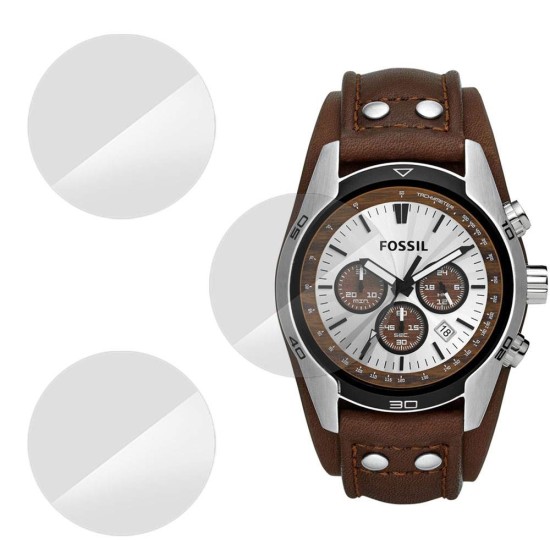 Set 3 folii SILKASE Fossil CH2565, silicon, regenerabil, Full-display (SILKASE, Folie Silicon Smartwatch) by www.silkase.ro SILKASE Set 3 Folii Silicon Regenerabil Full-display Fossil CH2565 (36mm), Lucios (Folie Silicon Smartwatch, W0551) by www.silkase.ro