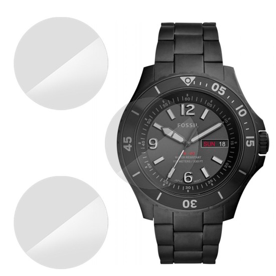 SILKASE Set 3 Folii Silicon Regenerabil Full-display Fossil FS5688 (39mm), Lucios (Folie Silicon Smartwatch, W0561) by www.silkase.ro