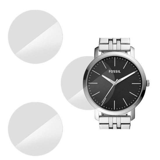 SILKASE Set 3 Folii Silicon Regenerabil Full-display Fossil BQ2466SET (39mm), Lucios (Folie Silicon Smartwatch, W0570) by www.silkase.ro