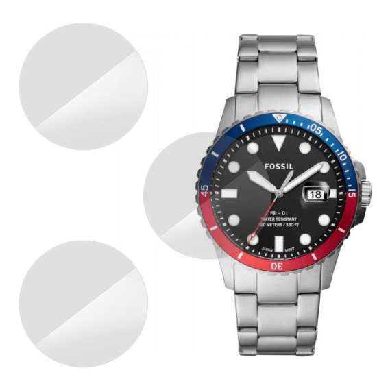 SILKASE Set 3 Folii Silicon Regenerabil Full-display Fossil FS5657 (39mm), Lucios (Folie Silicon Smartwatch, W0573) by www.silkase.ro