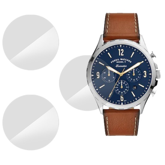 Set 3 folii SILKASE Fossil FS5607, silicon, regenerabil, Full-display (SILKASE, Folie Silicon Smartwatch) by www.silkase.ro SILKASE Set 3 Folii Silicon Regenerabil Full-display Fossil FS5607 (39mm), Lucios (Folie Silicon Smartwatch, W0576) by www.silkase.ro