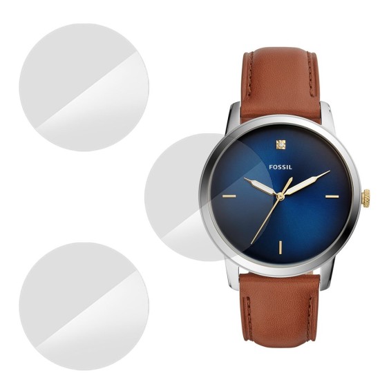 Set 3 folii SILKASE Fossil FS5499, silicon, regenerabil, Full-display (SILKASE, Folie Silicon Smartwatch) by www.silkase.ro SILKASE Set 3 Folii Silicon Regenerabil Full-display Fossil FS5499 (39mm), Lucios (Folie Silicon Smartwatch, W0580) by www.silkase.ro