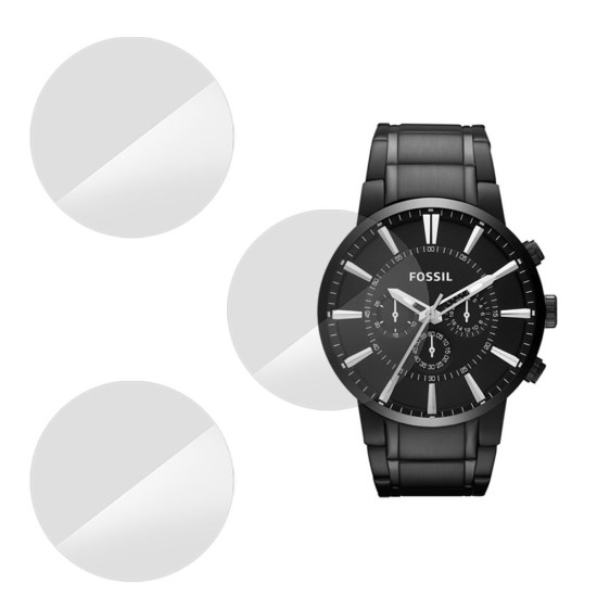 Set 3 folii SILKASE Fossil FS4778, silicon, regenerabil, Full-display (SILKASE, Folie Silicon Smartwatch) by www.silkase.ro SILKASE Set 3 Folii Silicon Regenerabil Full-display Fossil FS4778 (39mm), Lucios (Folie Silicon Smartwatch, W0583) by www.silkase.ro