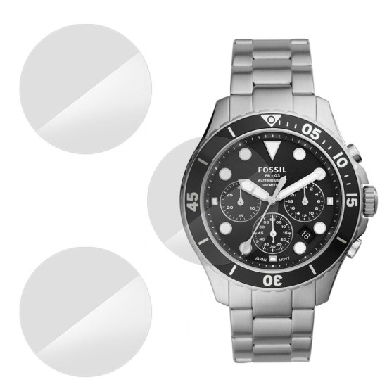 SILKASE Set 3 Folii Silicon Regenerabil Full-display Fossil FS5725 (39mm), Lucios (Folie Silicon Smartwatch, W0596) by www.silkase.ro