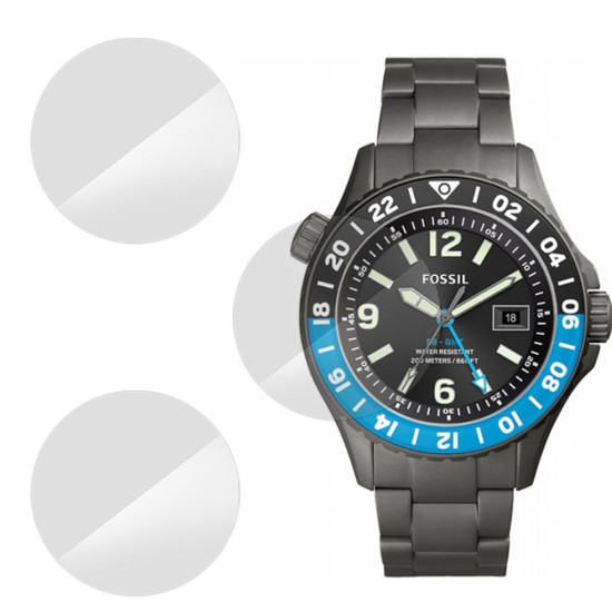 SILKASE Set 3 Folii Silicon Regenerabil Full-display Fossil LE1100 (36mm), Lucios (Folie Silicon Smartwatch, W0601) by www.silkase.ro
