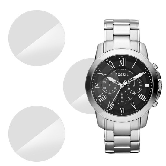 Set 3 folii SILKASE Fossil FS4736, silicon, regenerabil, Full-display (SILKASE, Folie Silicon Smartwatch) by www.silkase.ro SILKASE Set 3 Folii Silicon Regenerabil Full-display Fossil FS4736 (39mm), Lucios (Folie Silicon Smartwatch, W0606) by www.silkase.ro