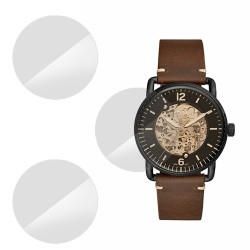 SILKASE Set 3 Folii Silicon Regenerabil Full-display Fossil ME3158 (39mm), Lucios