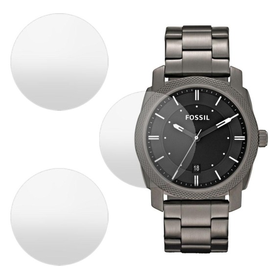 SILKASE Set 3 Folii Silicon Regenerabil Full-display Fossil FS4774 (39mm), Mat (Folie silicon smartwatch mate, W0650) by www.silkase.ro