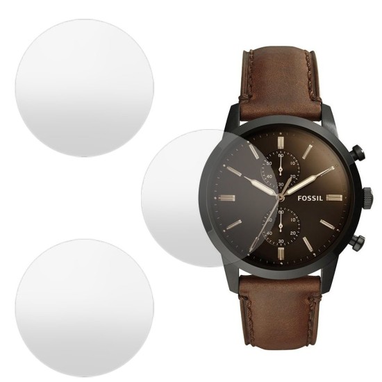 SILKASE Set 3 Folii Silicon Regenerabil Full-display Fossil FS5437 (39mm), Mat (Folie silicon smartwatch mate, W0656) by www.silkase.ro