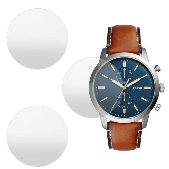SILKASE Set 3 Folii Silicon Regenerabil Full-display Fossil FS5279 (39mm), Mat (Folie silicon smartwatch mate, W0658) by www.silkase.ro