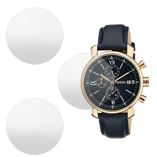 SILKASE Set 3 Folii Silicon Regenerabil Full-display Fossil BQ1704 (39mm), Mat (Folie silicon smartwatch mate, W0664) by www.silkase.ro