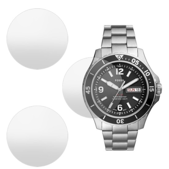 SILKASE Set 3 Folii Silicon Regenerabil Full-display Fossil FS5687 (39mm), Mat (Folie silicon smartwatch mate, W0671) by www.silkase.ro