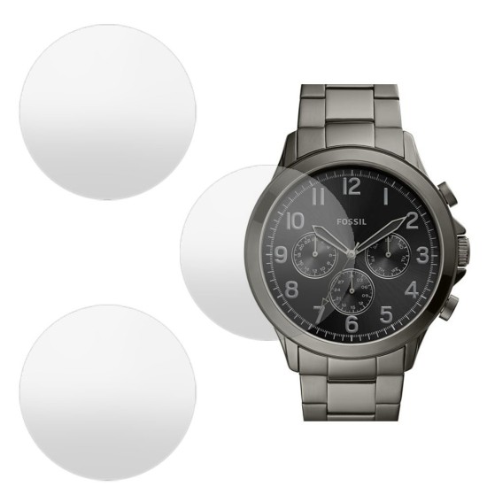 SILKASE Set 3 Folii Silicon Regenerabil Full-display Fossil BQ2539 (39mm), Mat (Folie silicon smartwatch mate, W0682) by www.silkase.ro