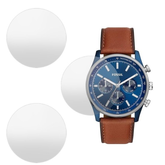 Set 3 folii mate SILKASE Fossil BQ2512, silicon, regenerabil, Full-display (SILKASE, Folie silicon smartwatch mate) by www.silkase.ro SILKASE Set 3 Folii Silicon Regenerabil Full-display Fossil BQ2512 (39mm), Mat (Folie silicon smartwatch mate, W0693) by www.silkase.ro