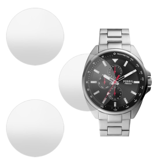 Set 3 folii mate SILKASE Fossil BQ2550, silicon, regenerabil, Full-display (SILKASE, Folie silicon smartwatch mate) by www.silkase.ro SILKASE Set 3 Folii Silicon Regenerabil Full-display Fossil BQ2550 (39mm), Mat (Folie silicon smartwatch mate, W0699) by www.silkase.ro