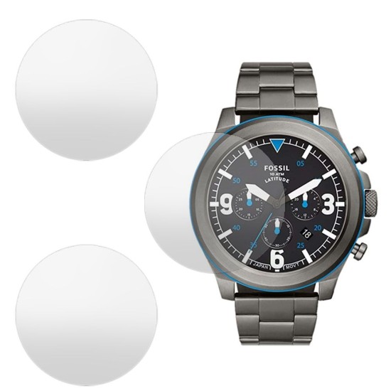 SILKASE Set 3 Folii Silicon Regenerabil Full-display Fossil FS5753 (39mm), Mat (Folie silicon smartwatch mate, W0702) by www.silkase.ro