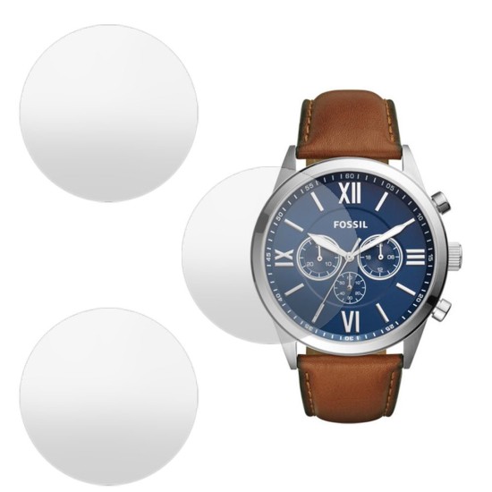 SILKASE Set 3 Folii Silicon Regenerabil Full-display Fossil BQ2125 (39mm), Mat (Folie silicon smartwatch mate, W0704) by www.silkase.ro