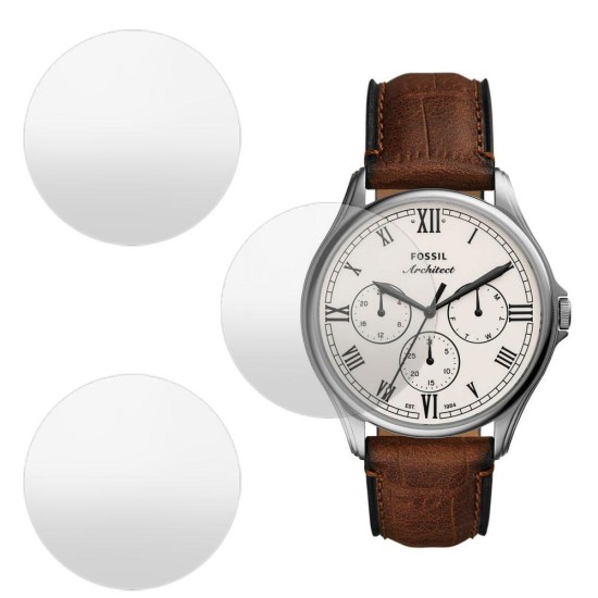 SILKASE Set 3 Folii Silicon Regenerabil Full-display Fossil FS5800 (39mm), Mat (Folie silicon smartwatch mate, W0711) by www.silkase.ro