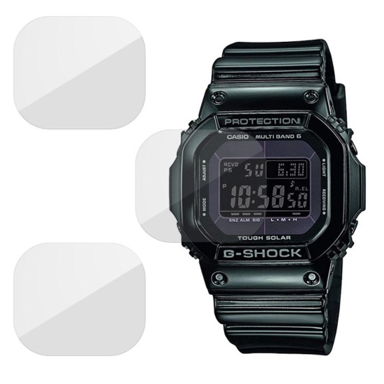 Set 3 folii SILKASE Casio GW-M5610BB-1, silicon, regenerabil, Full-display (SILKASE, Folie Silicon Smartwatch) by www.silkase.ro SILKASE Set 3 Folii Silicon Regenerabil Full-display Casio GW-M5610BB-1, Lucios (Folie Silicon Smartwatch, W0197) by www.silkase.ro