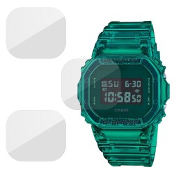 SILKASE Set 3 Folii Silicon Regenerabil Full-display Casio DW-5600SB-3, Lucios