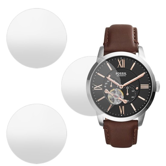 SILKASE Set 3 Folii Silicon Regenerabil Full-display Fossil ME3061 (39mm), Mat (Folie silicon smartwatch mate, W0747) by www.silkase.ro