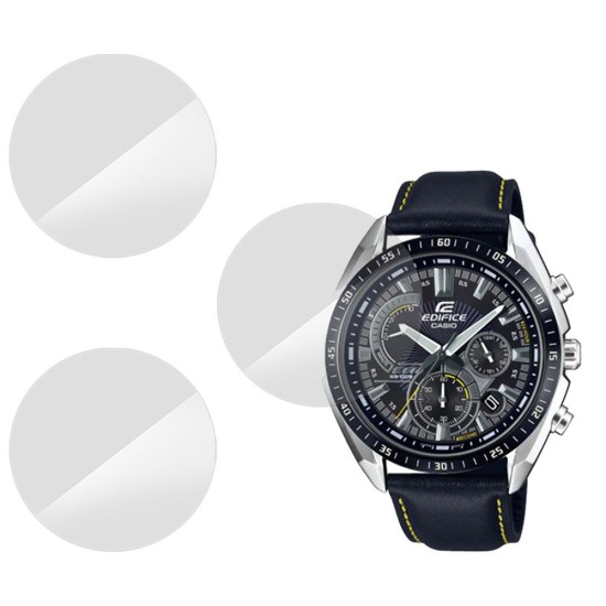 Set 3 folii SILKASE Casio EFR-570BL-1A, silicon, regenerabil, Full-display (SILKASE, Folie Silicon Smartwatch) by www.silkase.ro SILKASE Set 3 Folii Silicon Regenerabil Full-display Casio EFR-570BL-1A, Lucios (Folie Silicon Smartwatch, W0199) by www.silkase.ro